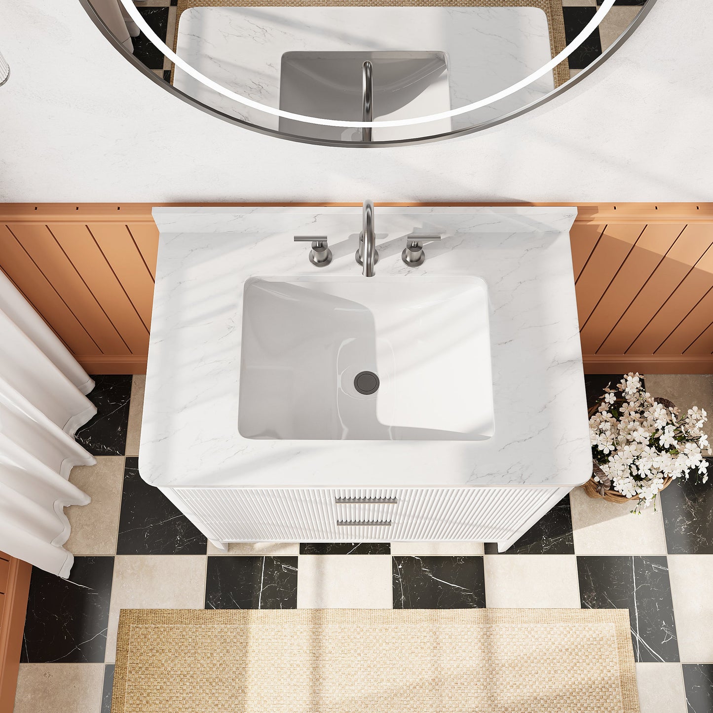 Fully Assembled 36'' Bathroom Vanity