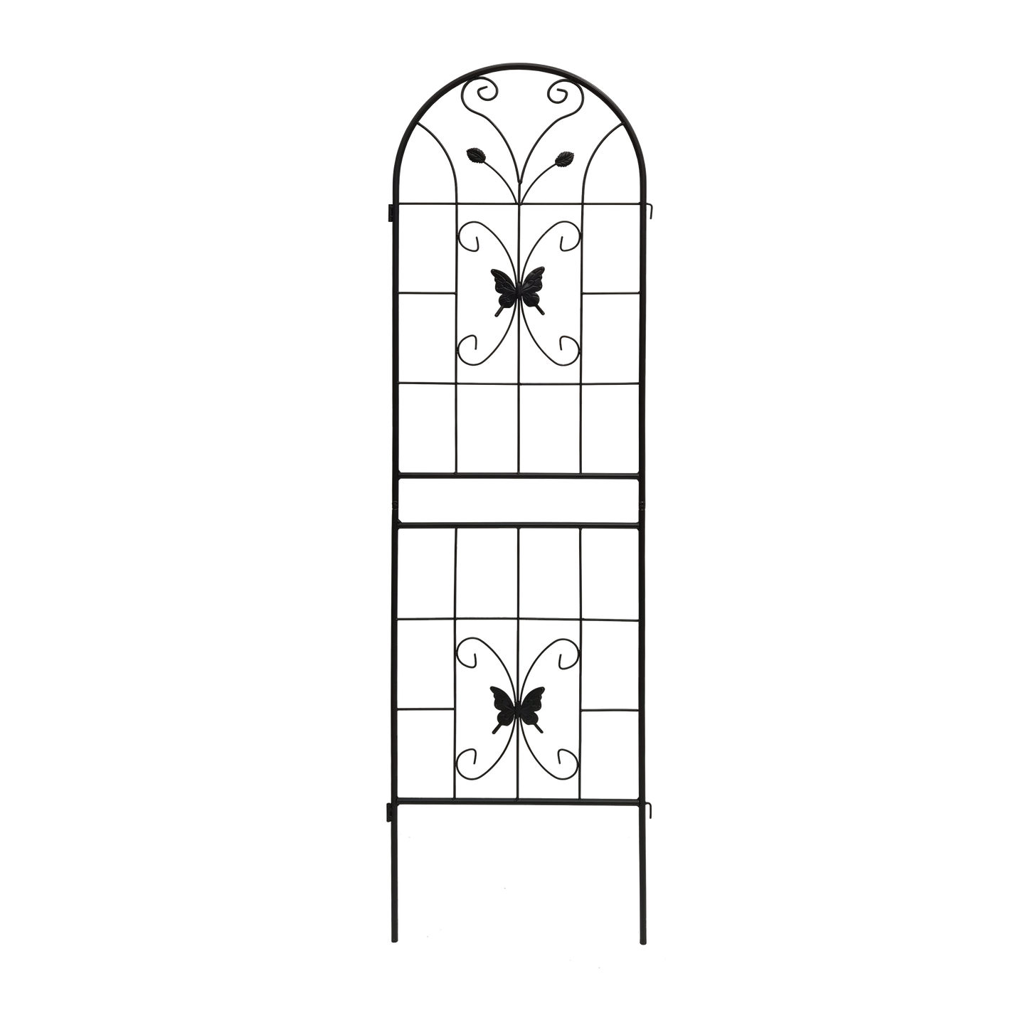 2 Pack Metal Garden Trellis 71" x 19.7" Rustproof Outdoor Support