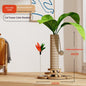 Cat Climbing Frame With Solid Wood Scratching Board, Durable Scratch-Resistant Cat Teaser Stick, Not Easy To Shed Debris, Cat Toy, Pet Supplies, Cross-Border Hot Seller