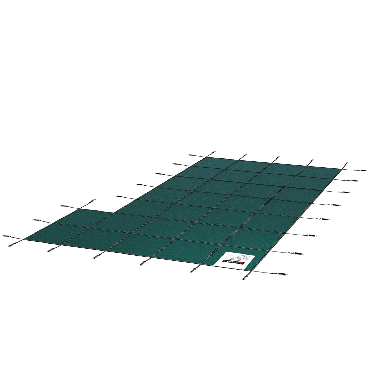 Inground Pool Safety Cover, 22 ft x 42 ft Rectangular Winter Pool Cover with Right Step