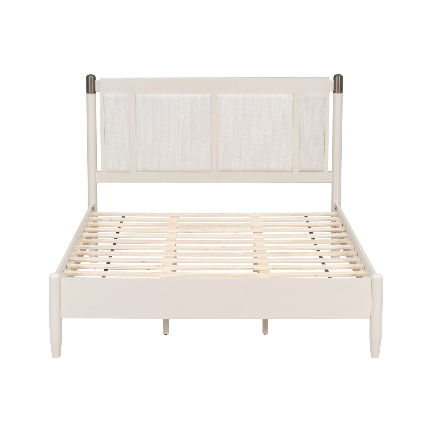 Solid Wood Queen Bed - Heavy Duty Support