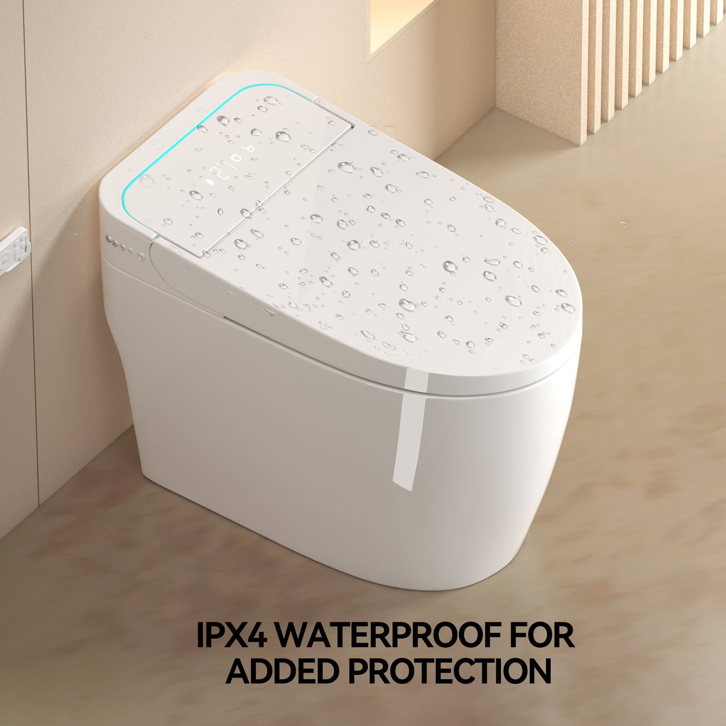 Unique Smart One-Piece Toilet with Bidet and Auto Seat