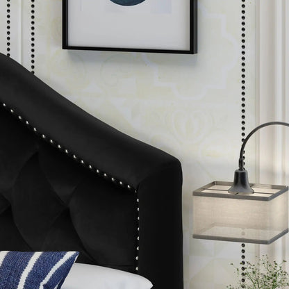 Kaarina Contemporary Tufted Fabric Headboard
