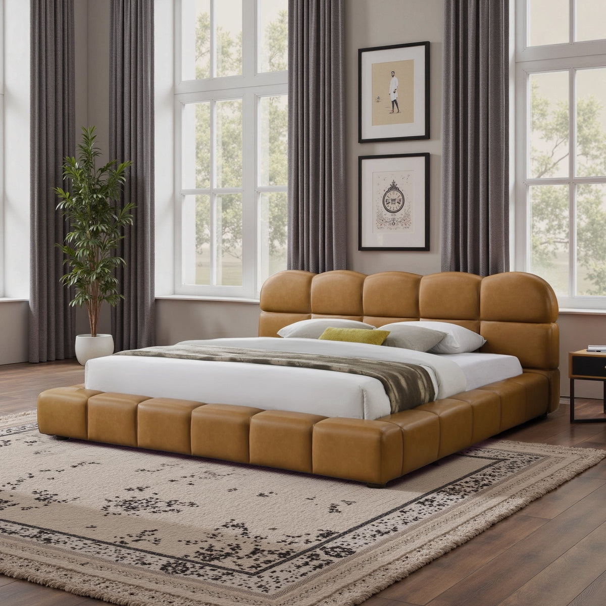 Roswell Luxurious Queen Size Platform Bed