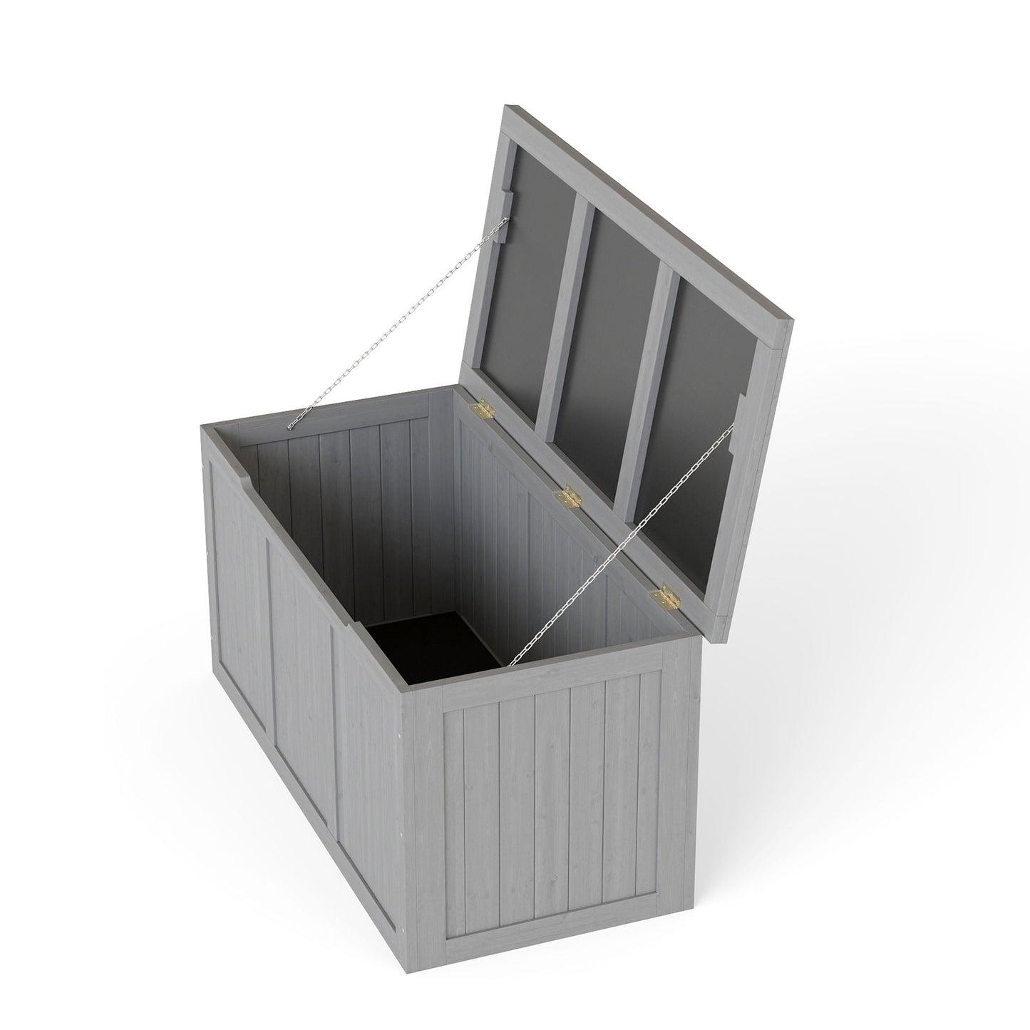 Outdoor Deck Box, Storage With Seat & Table Top