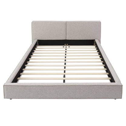 Modern Tufted Queen Size Upholstered Platform Bed Frame