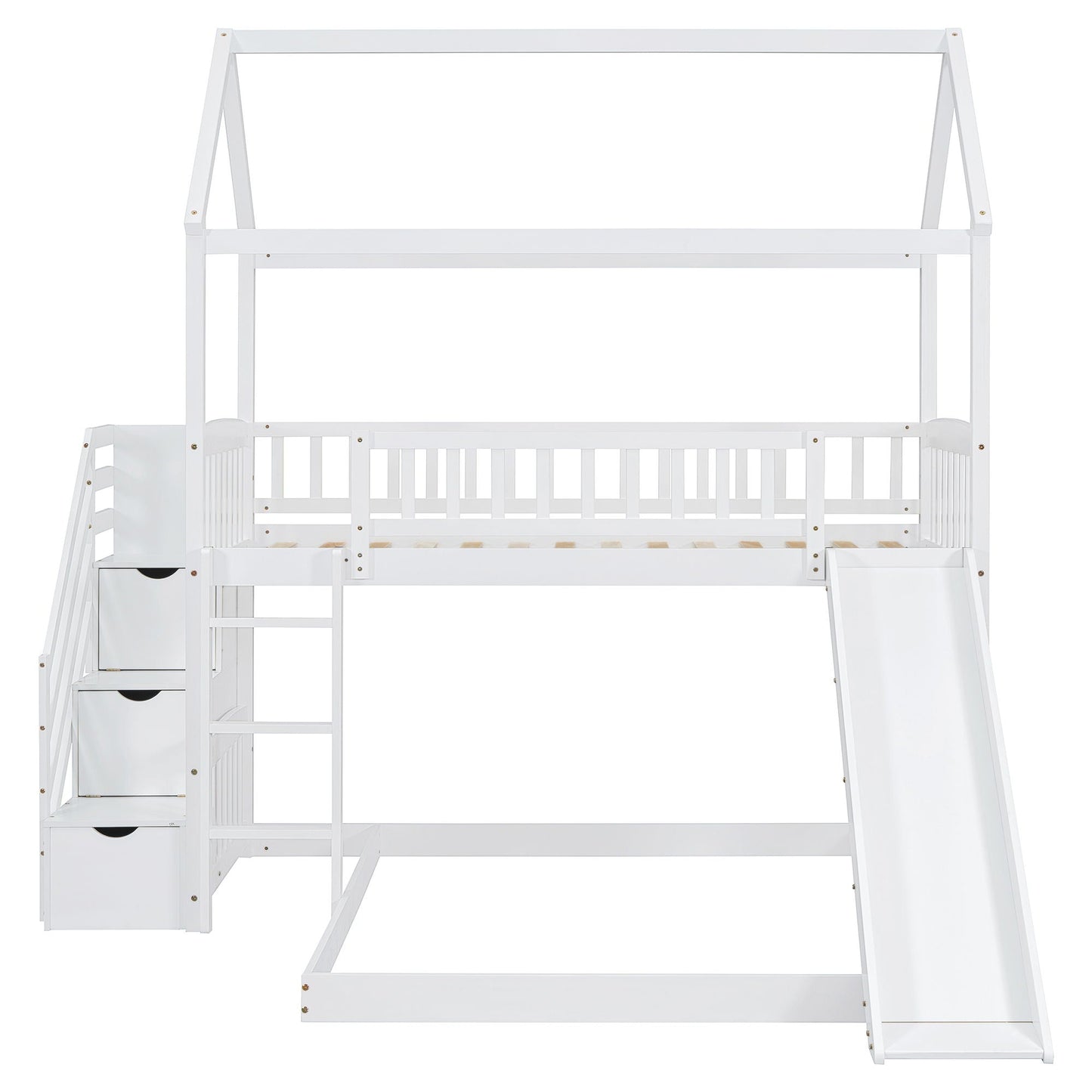 House Bunk Bed With Slide