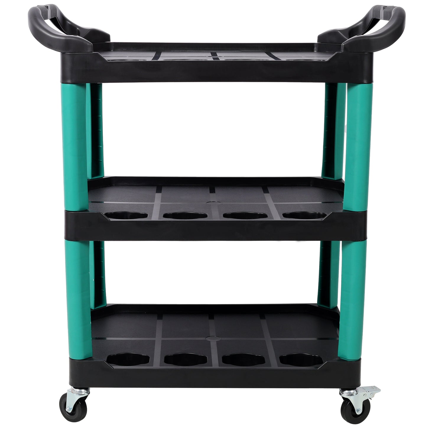 3 Tier Rolling Auto Detail Cart With Wheels