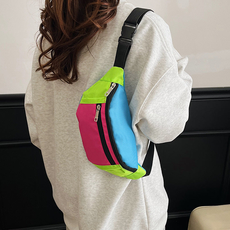 Outdoor Leisure Large-Capacity Lightweight Sports Crossbody Bag