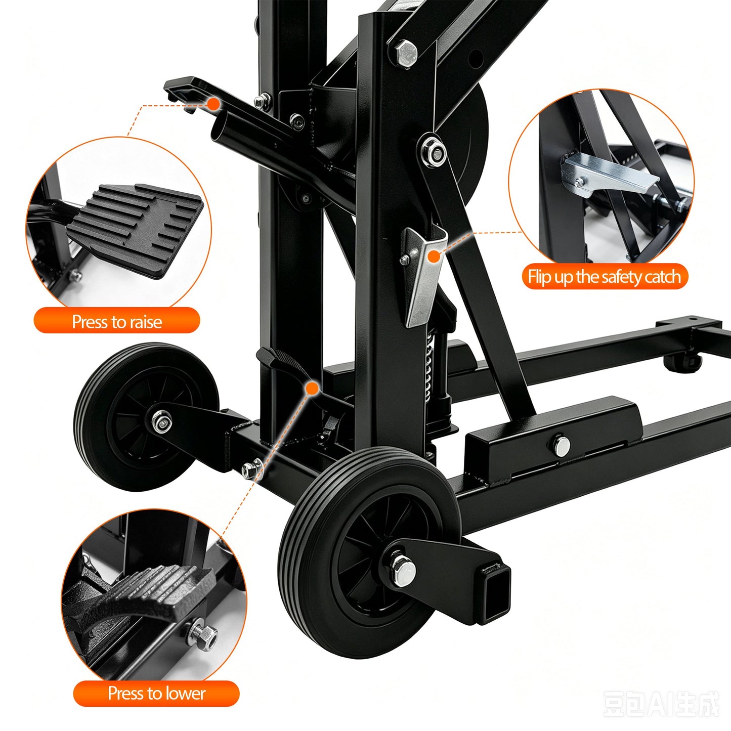 550 Lbs Riding Mower Lift Jack
