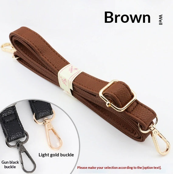 Bag Lychee Grain Crossbody Shoulder Versatile Bag Sold Separately Wide Backpack Strap