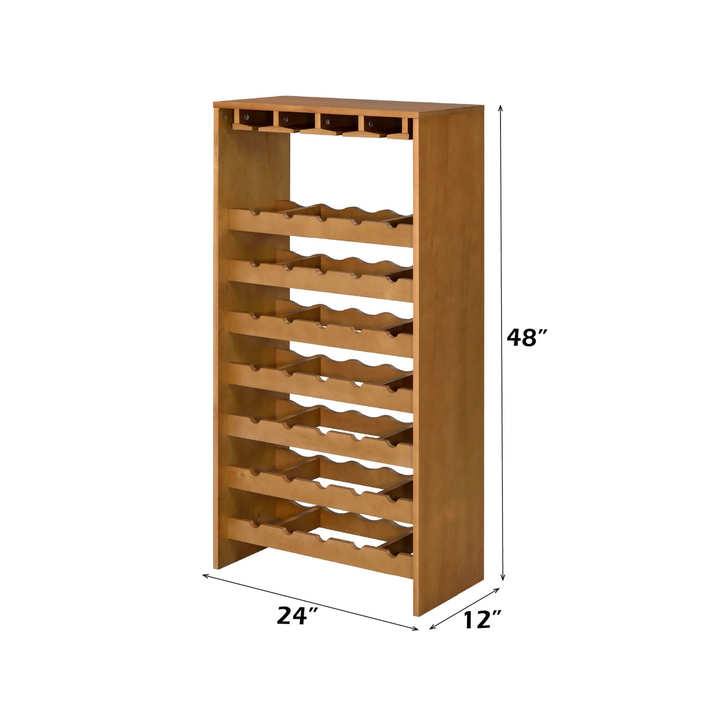 Hanzi Built-in Wine and Stemware Rack
