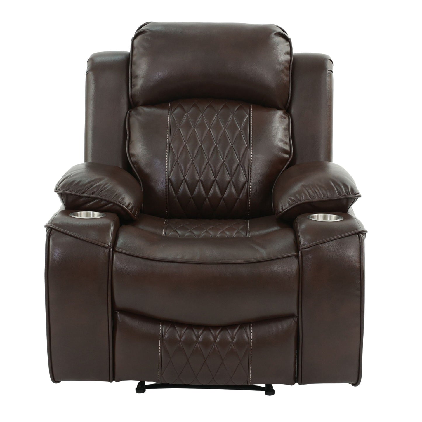 Power Motion Living Room Set With USB Port, Adjustable Headrest, Cup Holder