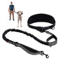 Cross-Border Pet Running Two-Piece Set With Waist Bag, Traction Leash, Anti-Shock Dog Walking Supplies, Dog Leash With Label Option