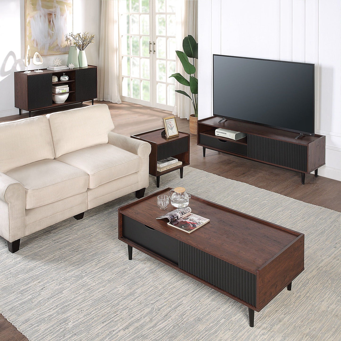 Duane - Fluted TV Stand