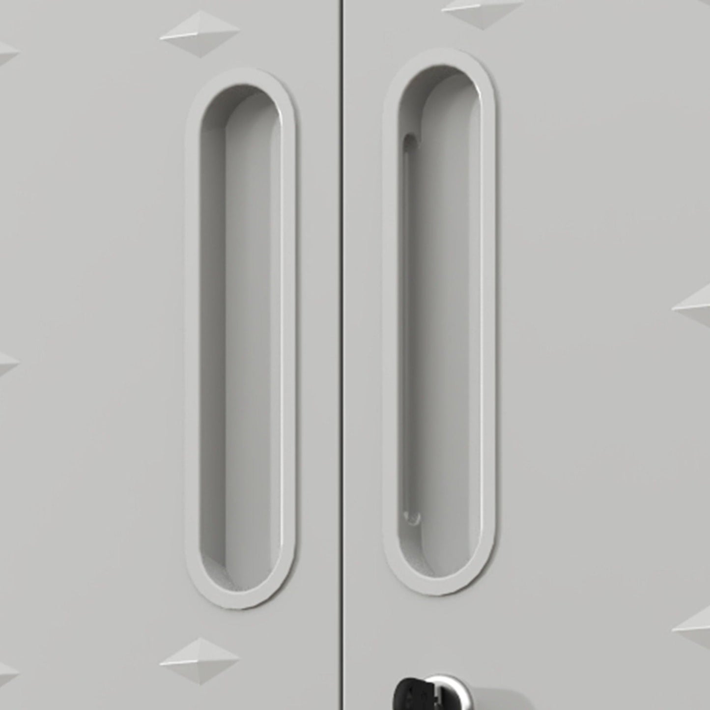 Metal Wall Mounted Tool Storage Cabinet With Locking Door, 1 Shelf & 1 Drawer