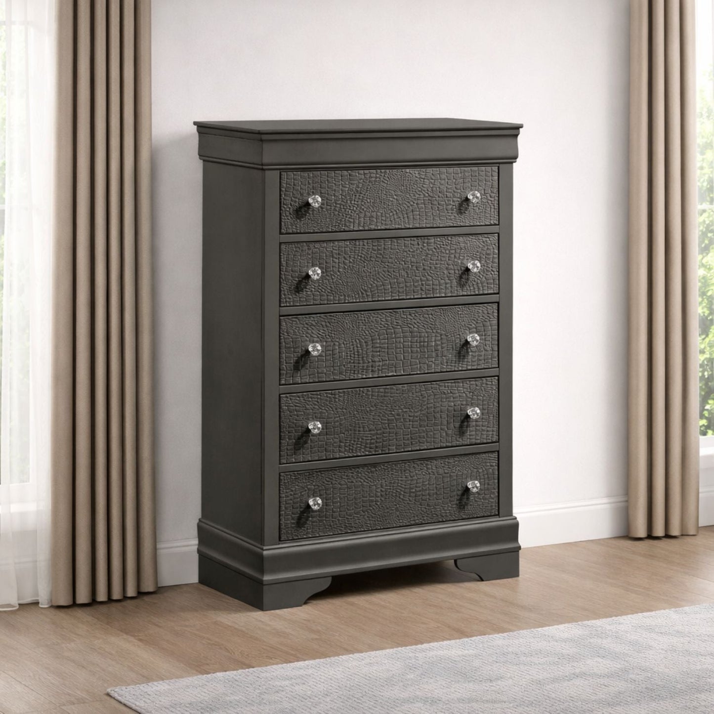 Blaze - Modern Bedroom Set With LED Headboard