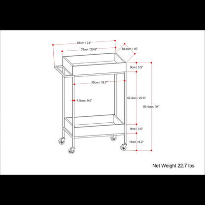 Simons - Bar Cart - Natural