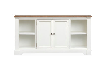 Kingston - Credenza - Whisper White And Cerused Nutmeg