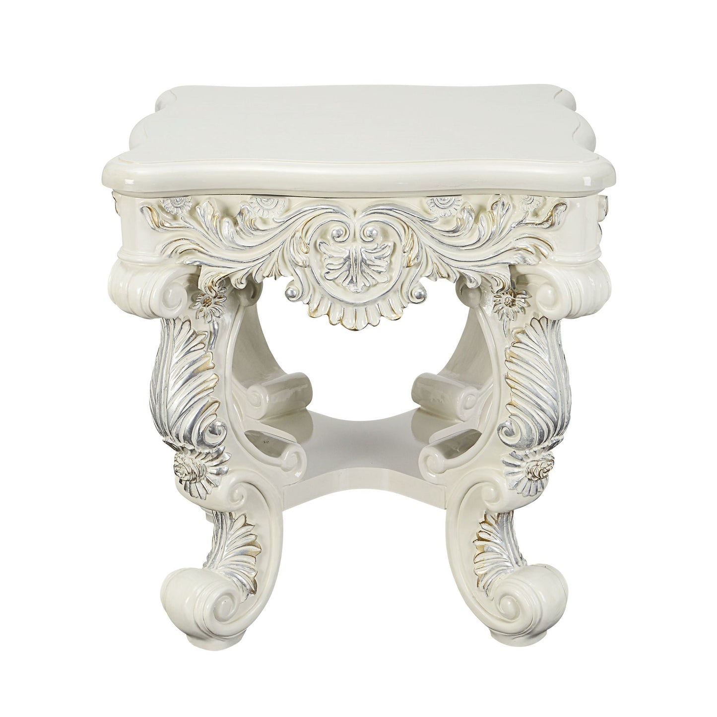Adara Elegant White Coffee Table