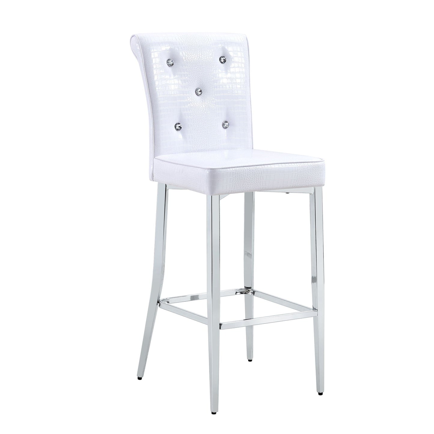 Bar Chairs & Crystal Clasp Design (Set of 2)