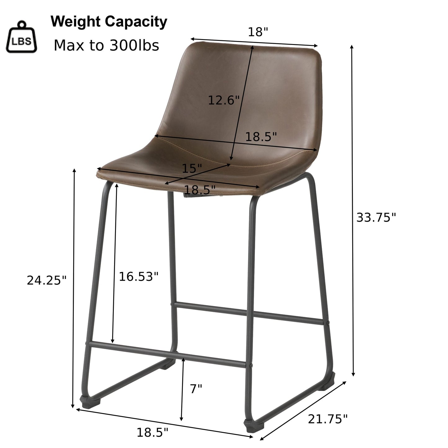 Vintage Style Counter Stools