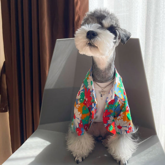 Shiba Inu Beach-style Trendy Pet Shirt Unique Personality