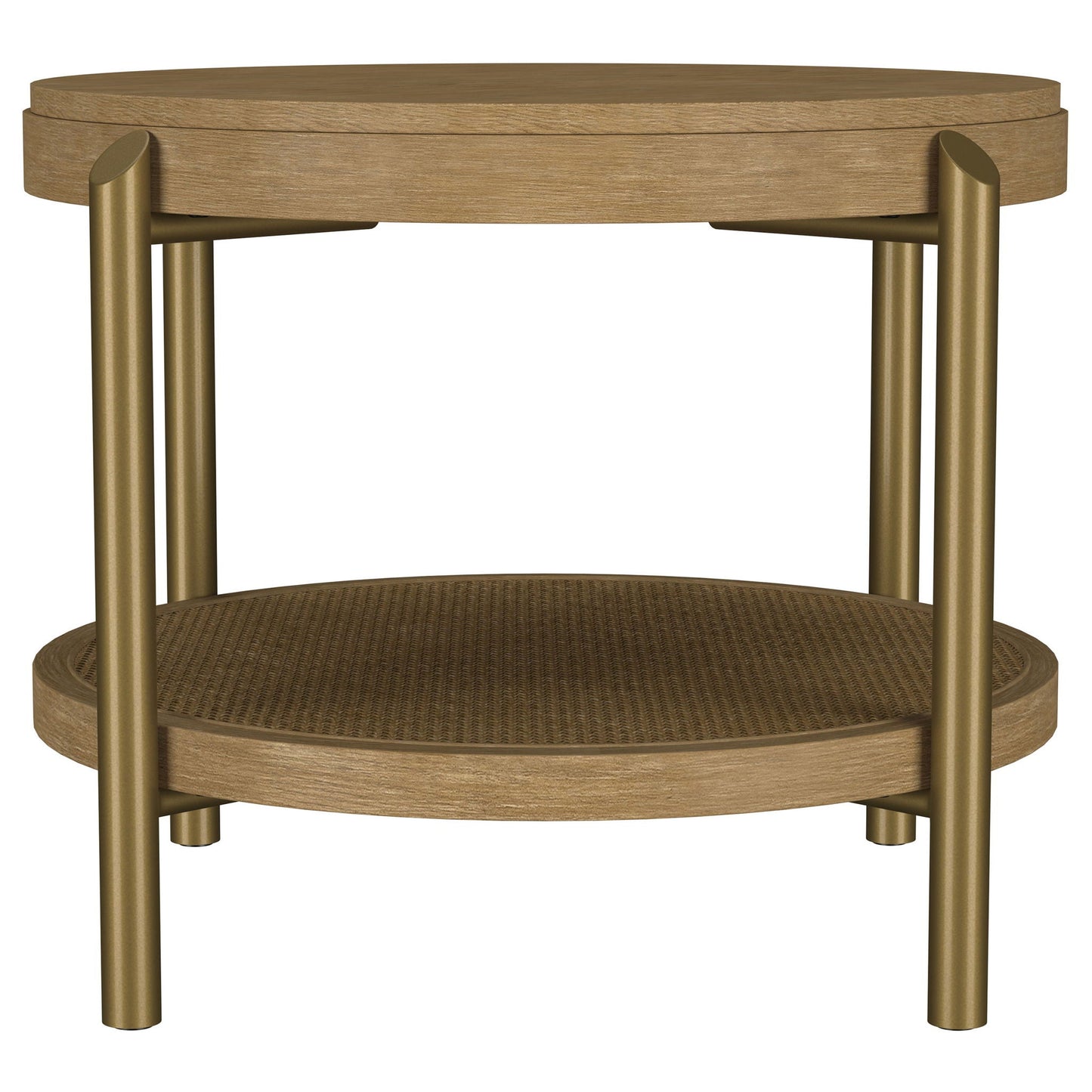 Benson - Round Table With Storage Shelf