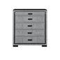 Isaiah - Upholstered Chest With LED Lighting