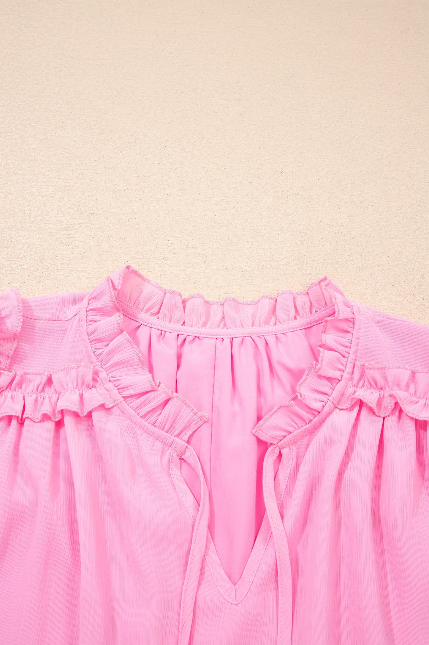 Milena Ruffle Short Sleeve PLUS Blouse