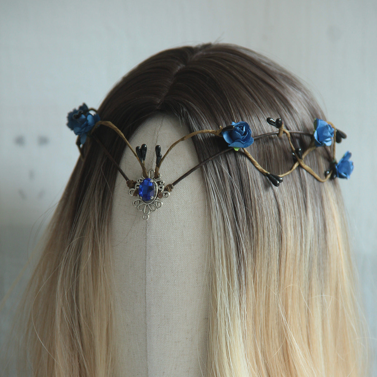 Leaf Water Drop Headband Female Elf Fairy Headdress