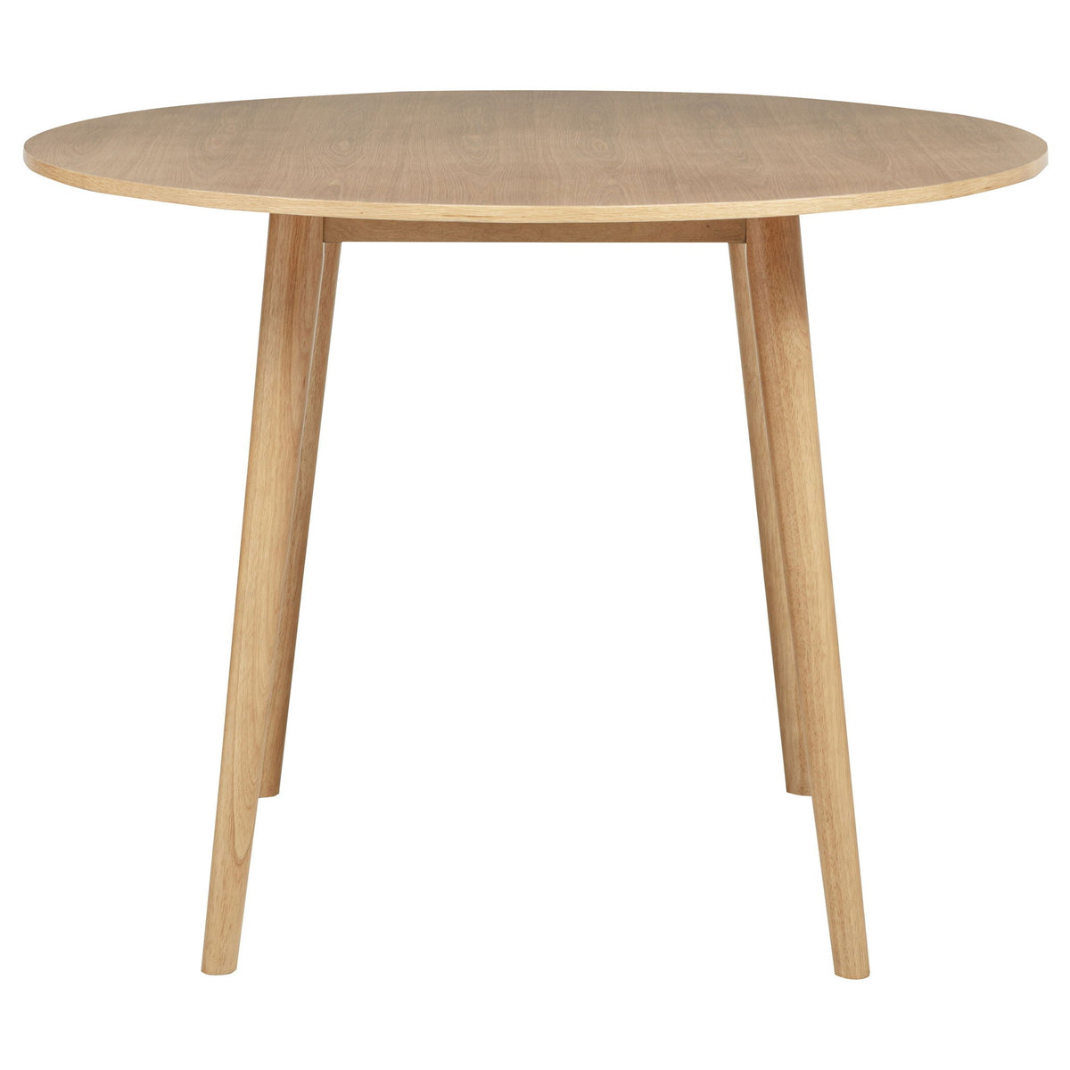 Andrews 5-piece Round Counter Dining Set Light Ash and White