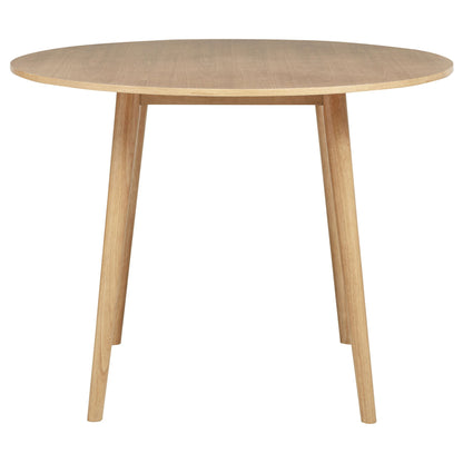 Andrews 5-piece Round Counter Dining Set Light Ash and White