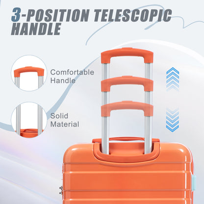 3-Piece Spinner Wheel Luggage Set with Gradient Color