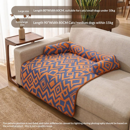 Cat Nest Winter Warm Sofa Cushion Extra Large Outdoor Dog Nest Cat Nest Cage Special Cross-Border Pet Supplies