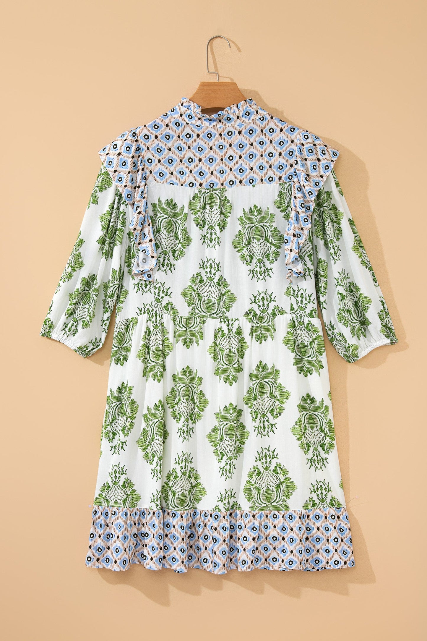 Margot Ruffle Detail Mini Dress