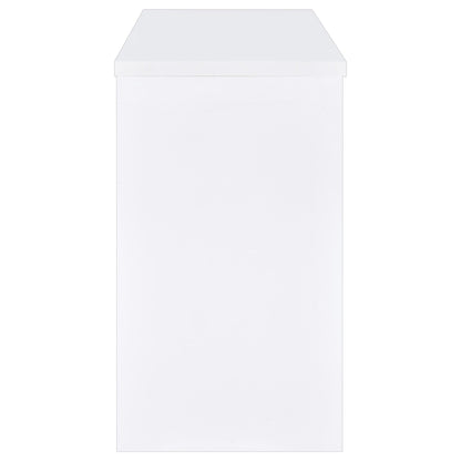 Topanga Engineered Wood Freestanding Home Bar White
