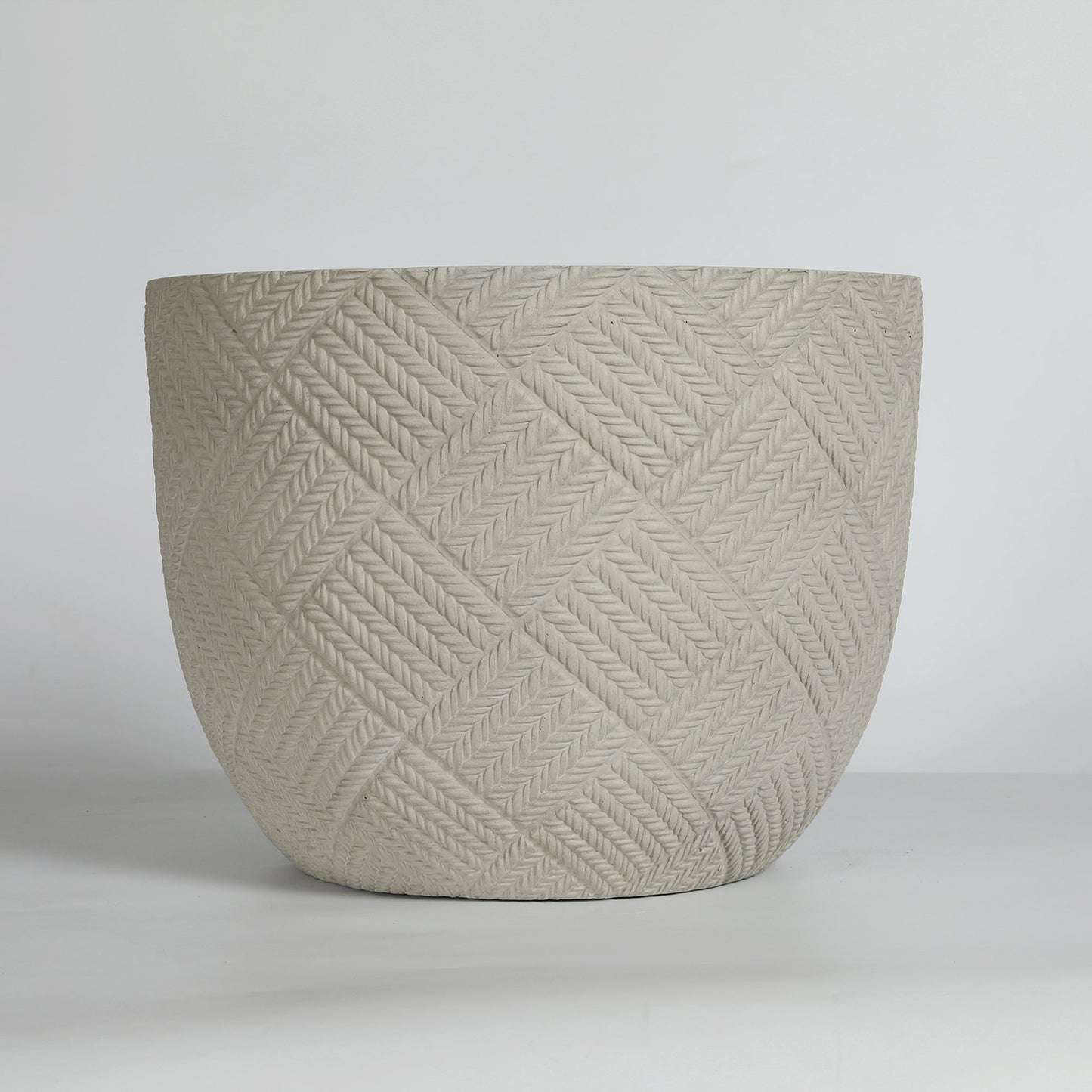 Round Concrete Planter Set of 2