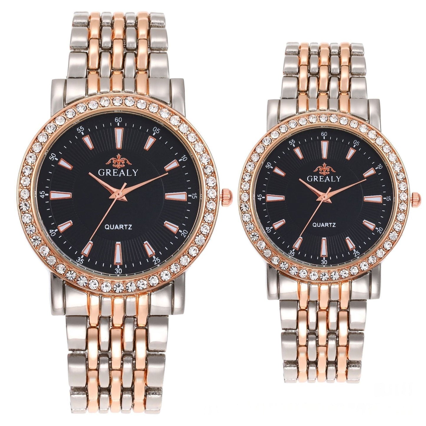 Mens And Womens Quartz Dress Couple Watches Business Gift