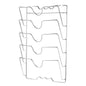 Mounted Pot Lid Rack Pot Cover Organizer Holder for Cabinet Door Wall 5 Lids