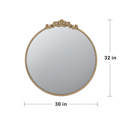 Classic Design Mirror With Baroque Inspired Frame