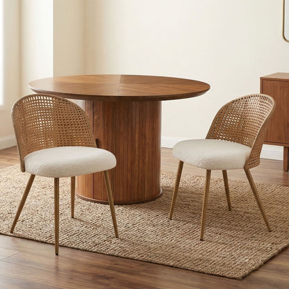 Bohemian Style Double Seater Dining Chair