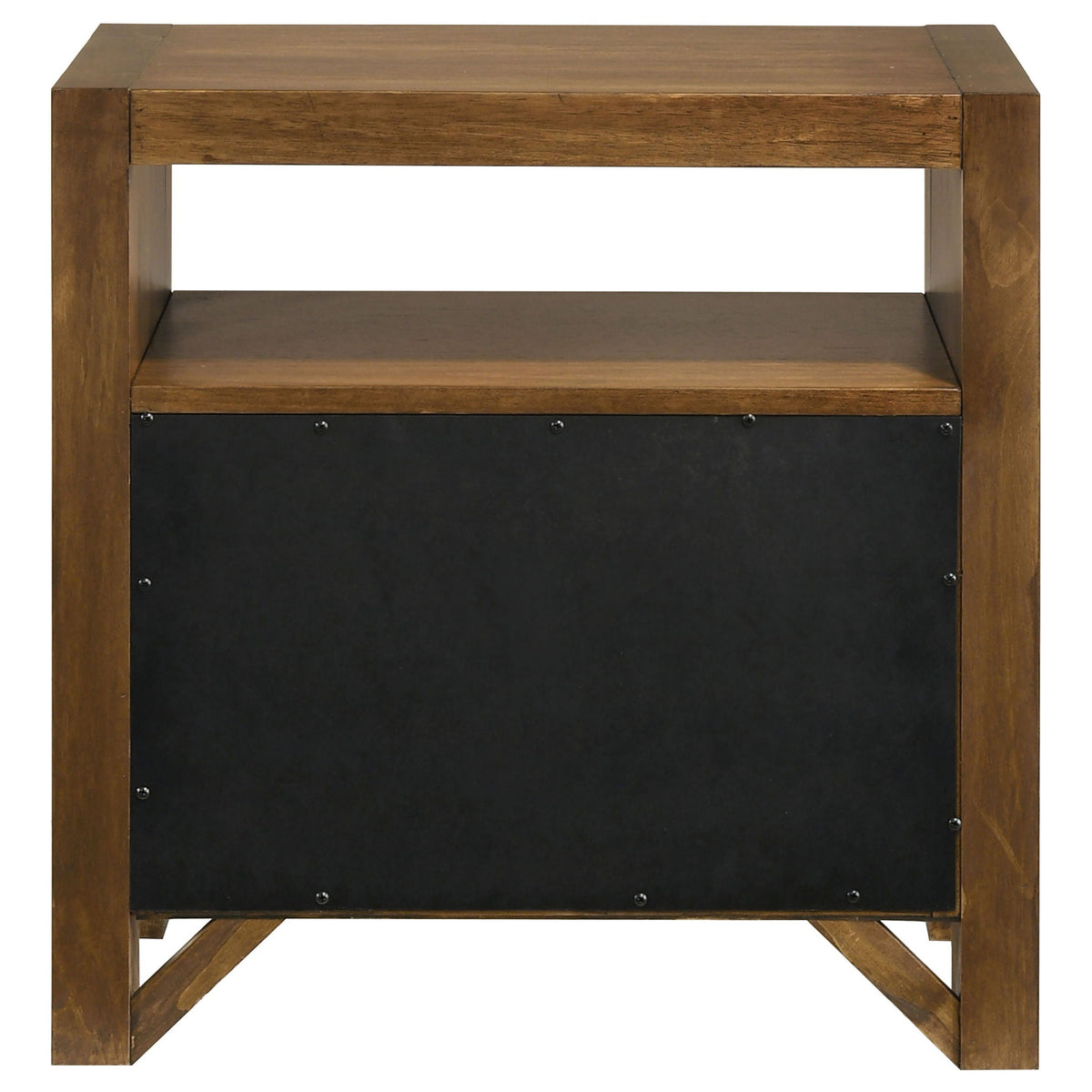 Adderley 2-drawer Nightstand Bedside Table Warm Brown