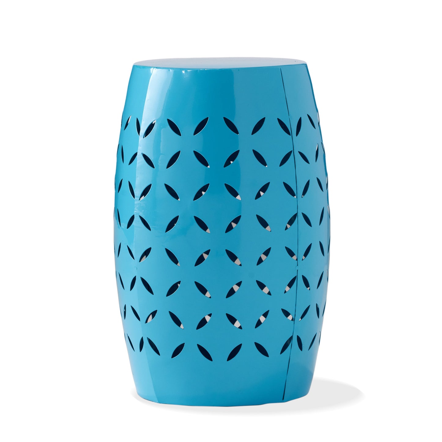 Lilac 12" Accent Side Table with Cylindrical Design