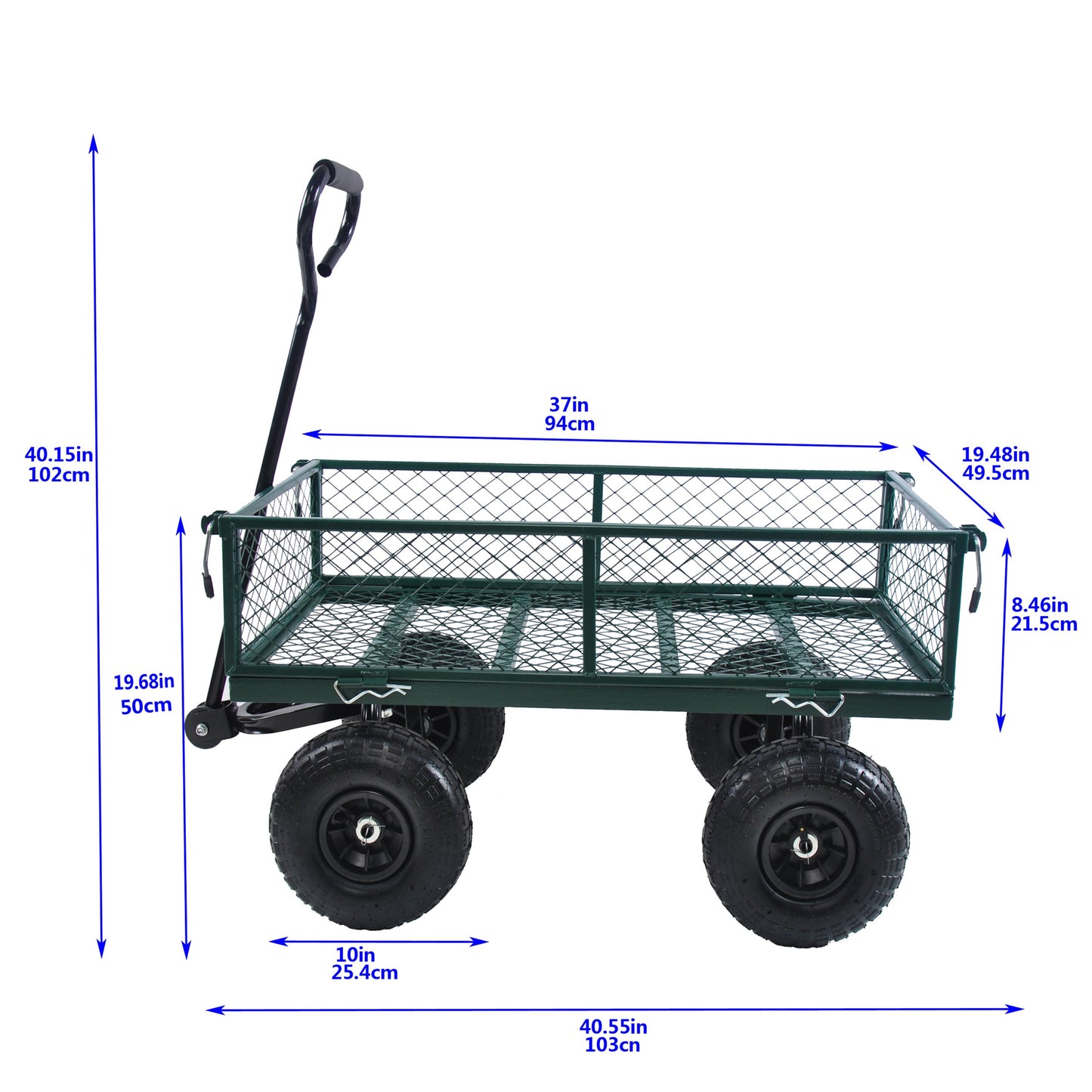 Wagon Cart Garden Cart Trucks in Green