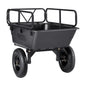 Dump Trailer 500 lbs 10 Cu. Ft Tow Behind Plastic Garden ATV Trailer Cart