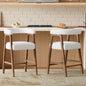 26'' Seat Height Bar Stools with Back - Set of 2
