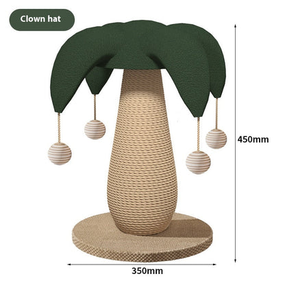 Sisal Scratching Pole Mushroom Cat Scratch Board Wear-resistant No Dandruff