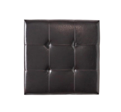 35inch Storage Ottoman, Large Square Ottoman Bench with Storage, Tufted Ottomans Footstool for Living Room