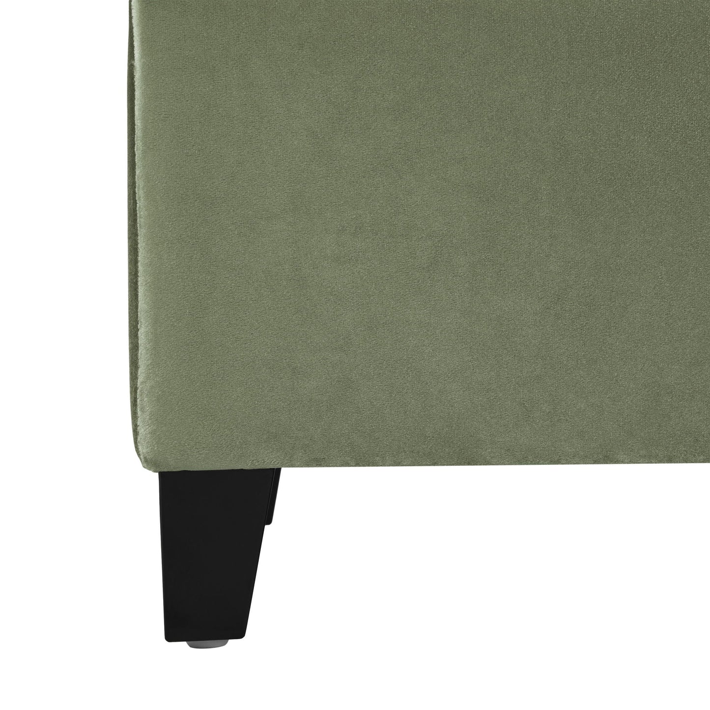 Wendover Elegant Tufted Storage Bench With Lift-Up Top And Birch Wood Legs